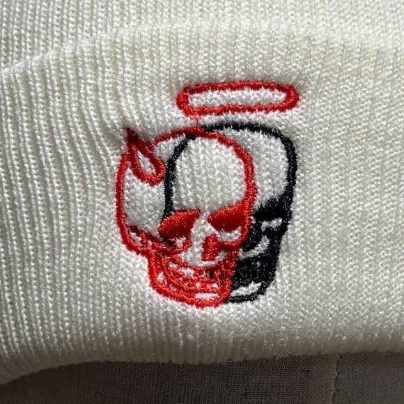 Brand New!! Angel/devil face beanie - Picture 5 of 5